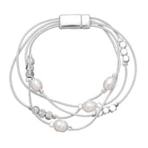 Multistrand Pearl-Beaded Bracelet